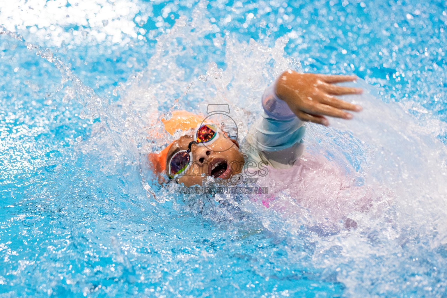 Day 2 of BML 6th National Kids Swimming Kids Festival 2025 held in Hulhumale', Maldives on Tuesday, 4th November 2024. Photos: Mohamed Mahfooz Moosa / images.mv