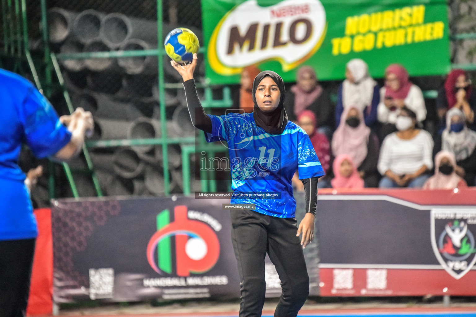 Day 16 of Milo 6th Inter Office Handball Tournament 2022 - Photos by Nausham Waheed