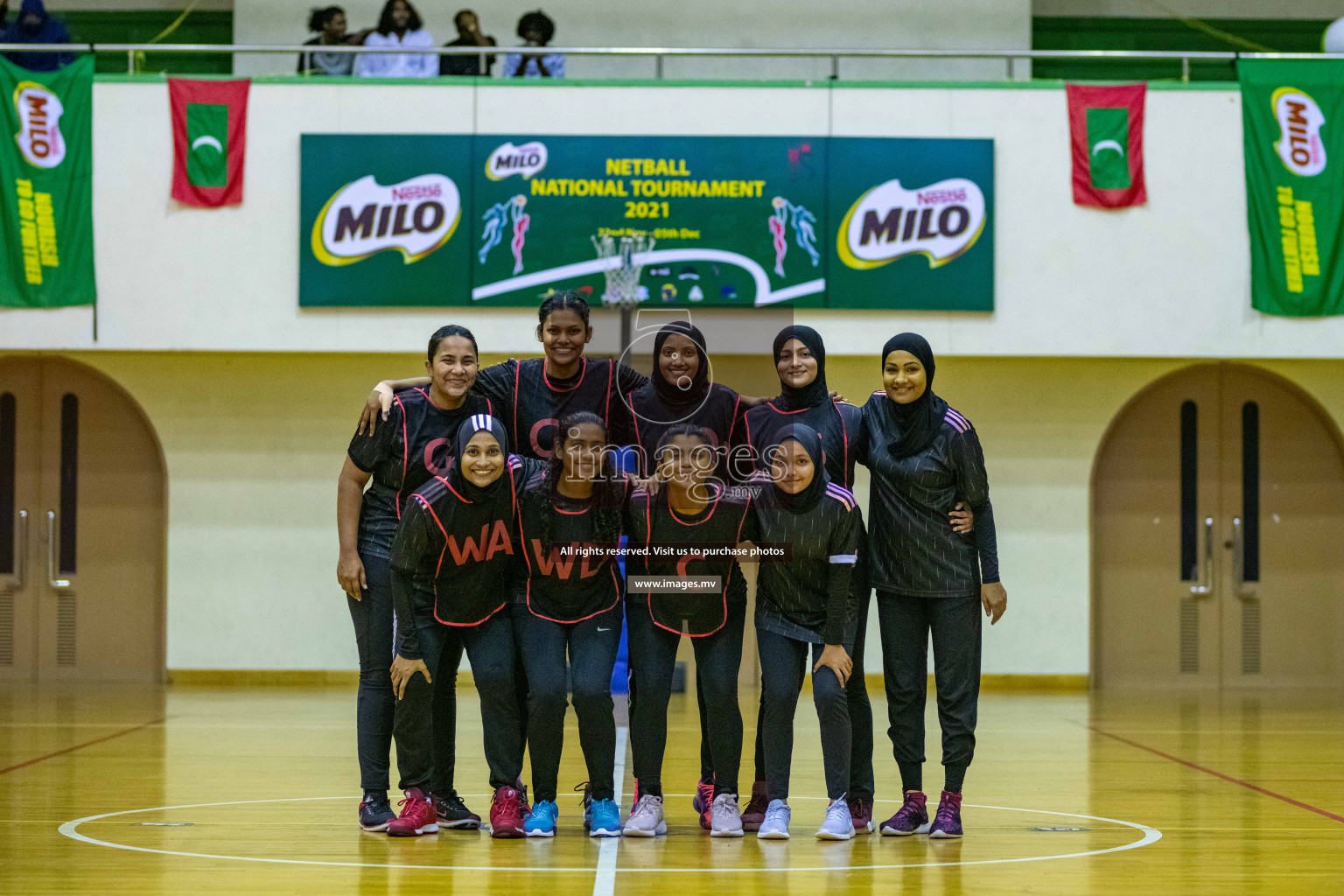 Kulhudhuffushi Youth & R.C vs Club Green Streets in the Finals of Milo National Netball Tournament 2021 (Women's) held on 5th December 2021 in Male', Maldives Photos: Ismail Thoriq / images.mv