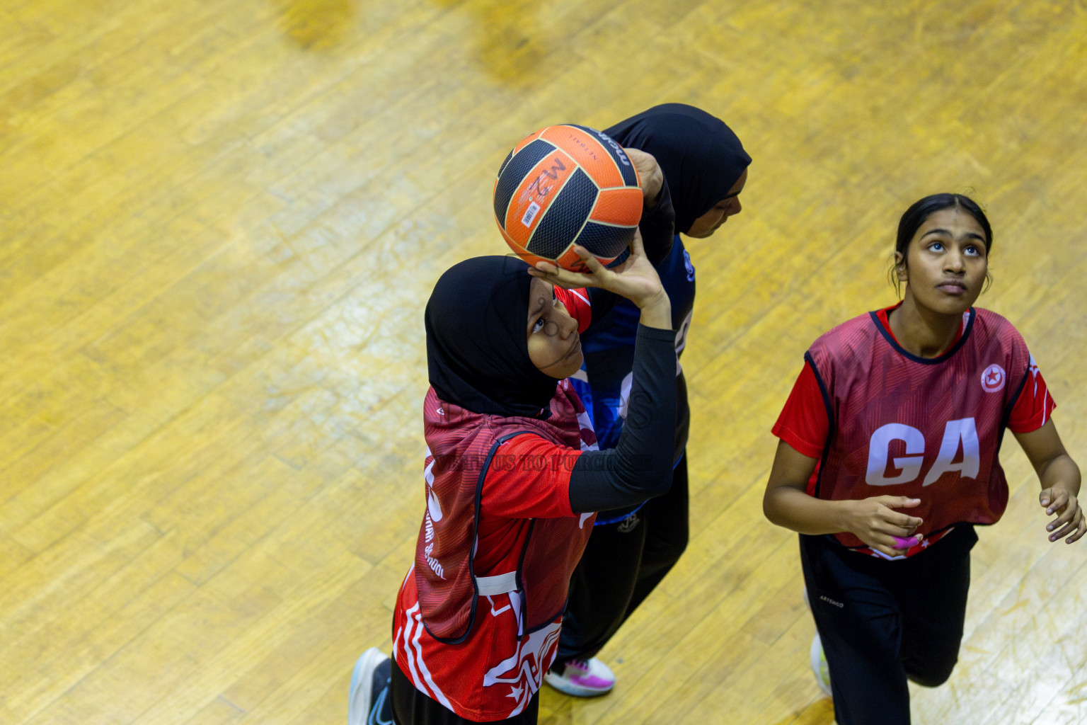 Day 2 of 25th Inter-School Netball Tournament was held in Social Center at Male', Maldives on Saturday, 10th August 2024. Photos: Nausham Waheed/ Mohamed Mahfooz Moosa / images.mv