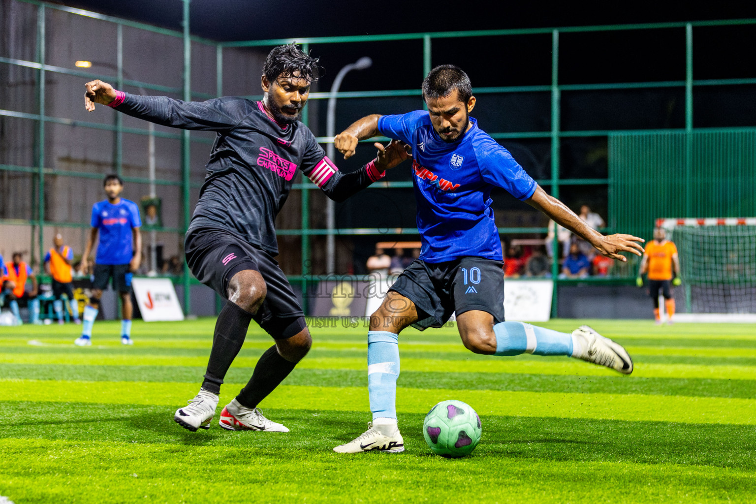 FC Calms Blue vs JJ Sports Club in Day 1 of Quarter Finals of BG Futsal Challenge 2024 was held on Friday , 29th March 2024, in Male', Maldives Photos: Nausham Waheed / images.mv