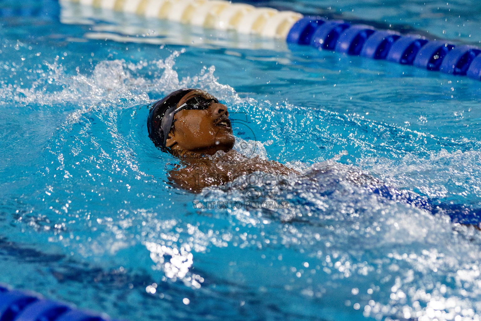 Day 2 of National Swimming Competition 2024 held in Hulhumale', Maldives on Saturday, 14th December 2024. Photos: Hassan Simah / images.mv