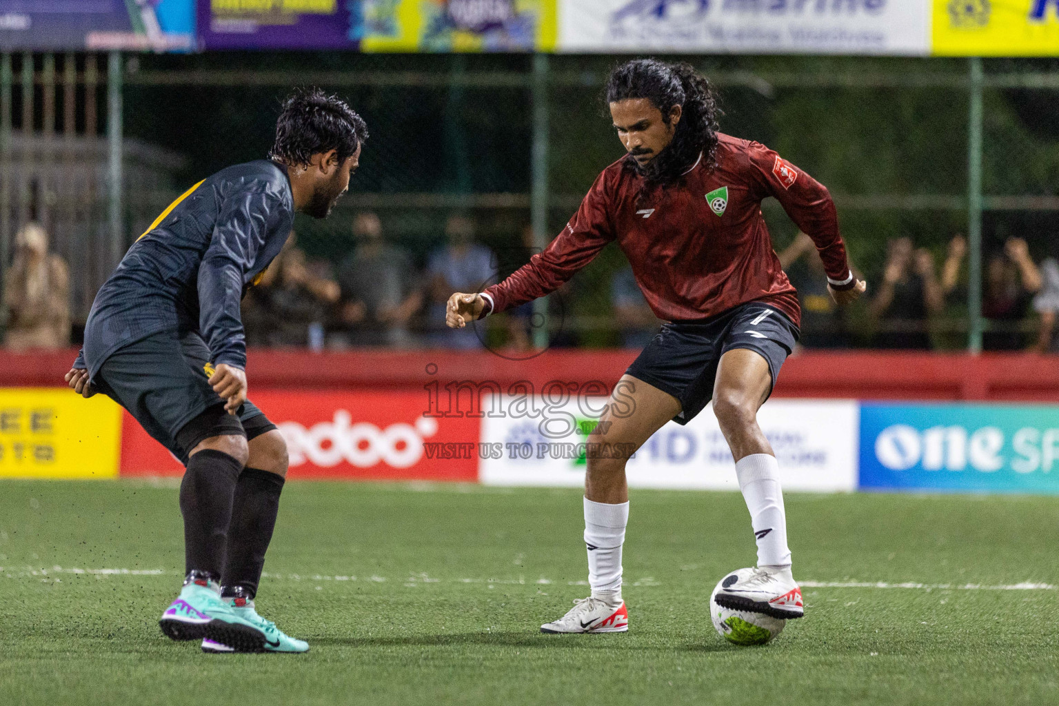 Sh Foakaidhoo vs Sh Maroshi in Day 5 of Golden Futsal Challenge 2024 was held on Friday, 19th January 2024, in Hulhumale', Maldives Photos: Nausham Waheed / images.mv