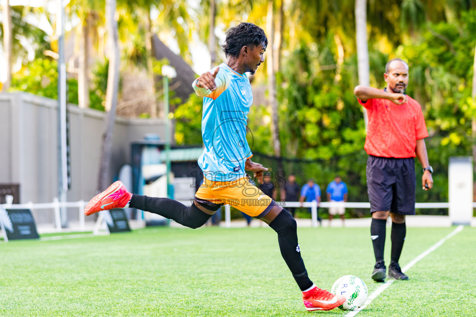 Oblu Sangli vs Joy Island in Resort League 2025 (North Male Zone) day 4 was held on Saturday, 6th September 2025 in One And Only Reethi Rah Maldives Resort, Photos: Areef Adam / images.mv