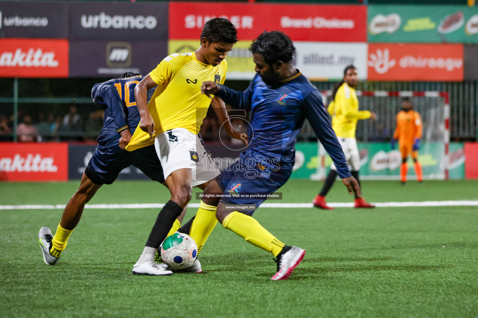 RRC vs Customs RC in Club Maldives Cup 2023 held in Hulhumale, Maldives, on Tuesday, 18th July 2023 Photos: Hassan Simah / images.mv