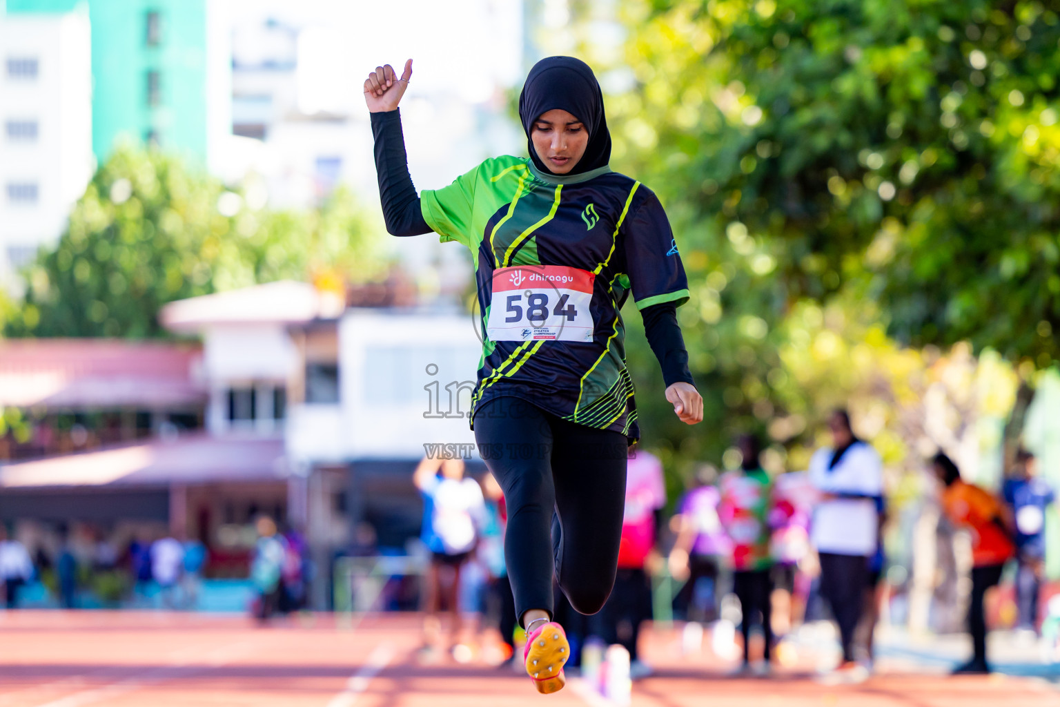 Day 1 of Inter-school Athletics Championship 2025 held in Ekuveni Synthetic Track, Male', Maldives on Monday, 06th October 2025. Photos by: Nausham Waheed / Images.mv