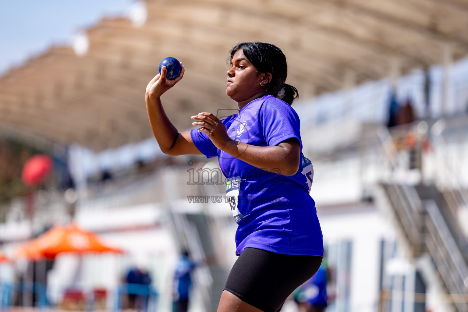 Day 4 of MWSC Interschool Athletics Championships 2024 held in Hulhumale Running Track, Hulhumale, Maldives on Tuesday, 12th November 2024. Photos by: Nausham Waheed / Images.mv