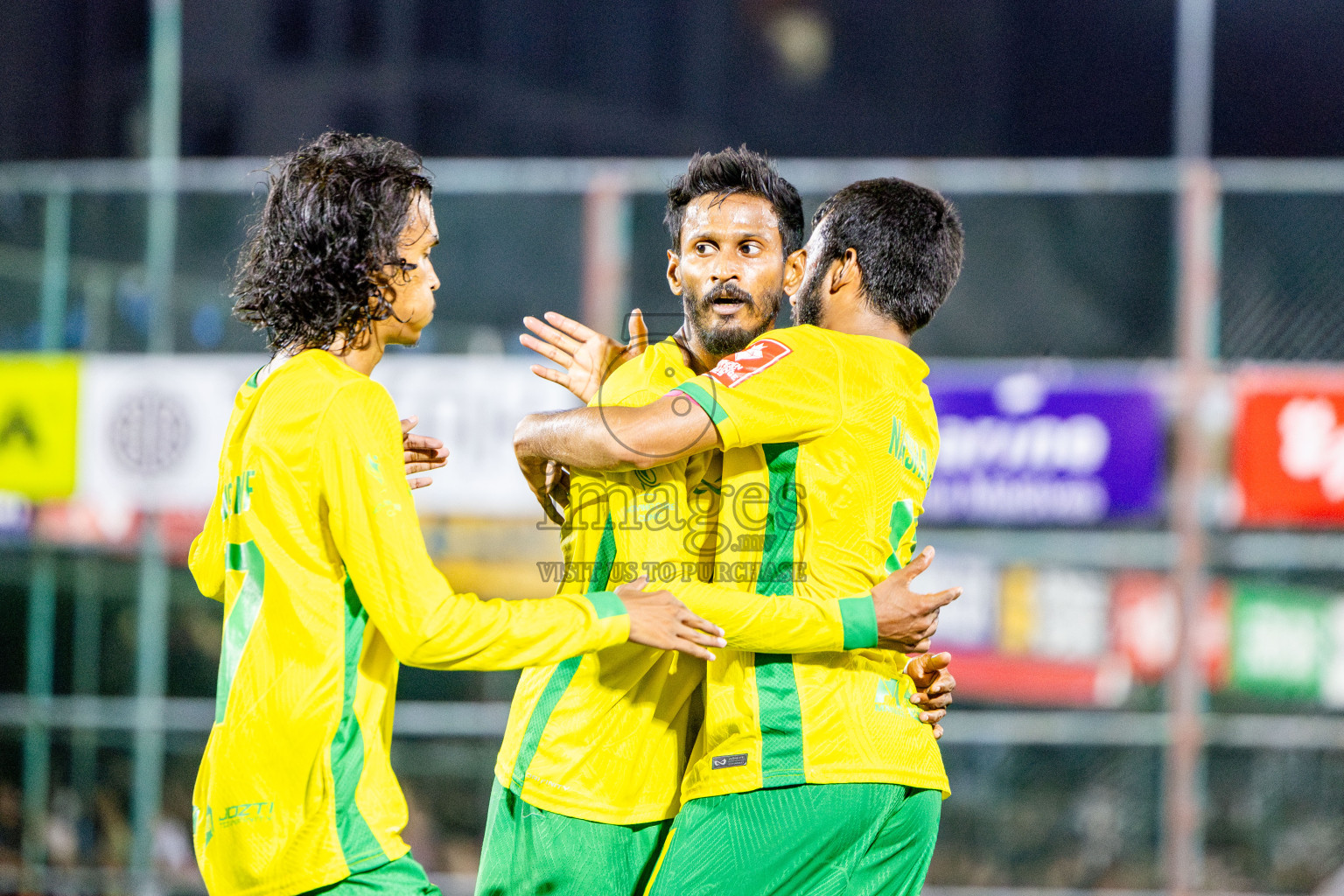 Gdh Vaadhoo vs GA Villingili in zone round Day 30 of Golden Futsal Challenge 2025 was held on Monday , 3rd February 2025, in Hulhumale', Maldives. Photos: Nausham Waheed / images.mv
