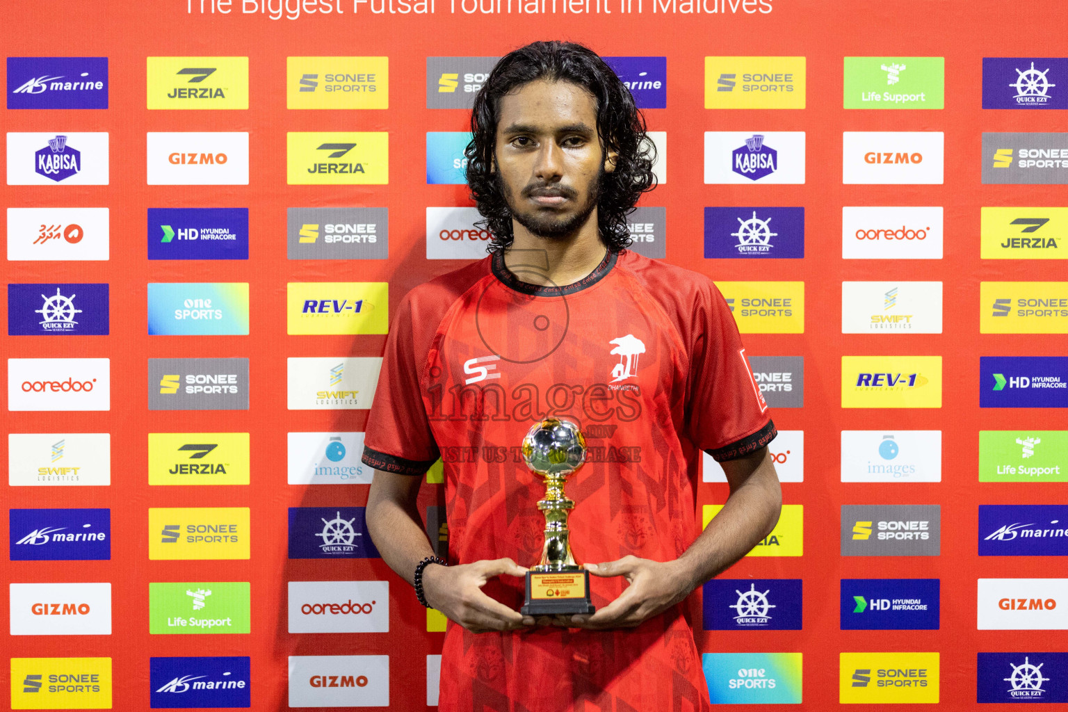 ADh Dhangethi VS ADh Kunburudhoo in Day 12 of Golden Futsal Challenge 2024 was held on Friday, 26th January 2024, in Hulhumale', Maldives Photos: Nausham Waheed / images.mv