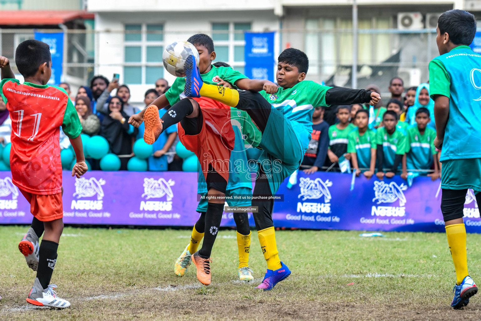 Day 4 of Milo Kids Football Fiesta 2022 was held in Male', Maldives on 22nd October 2022. Photos: Nausham Waheed / images.mv