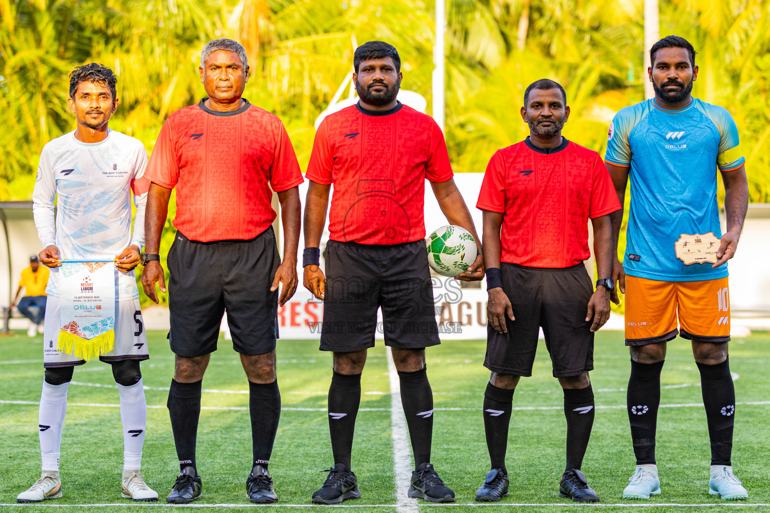 OBLU Sangeli vs The Ritz Carlton in Resort League 2025 (North Male Zone) day 11 was held on Saturday, 13th September 2025 in One And Only Reethi Rah Maldives Resort, Photos: Areef Adam / images.mv