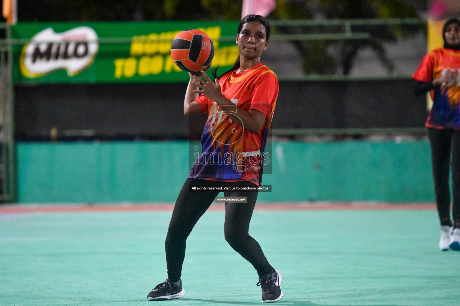 Semi Final of 20th Milo National Netball Tournament 2023, held in Synthetic Netball Court, Male', Maldives on 9th June 2023 Photos: Nausham Waheed/ Images.mv