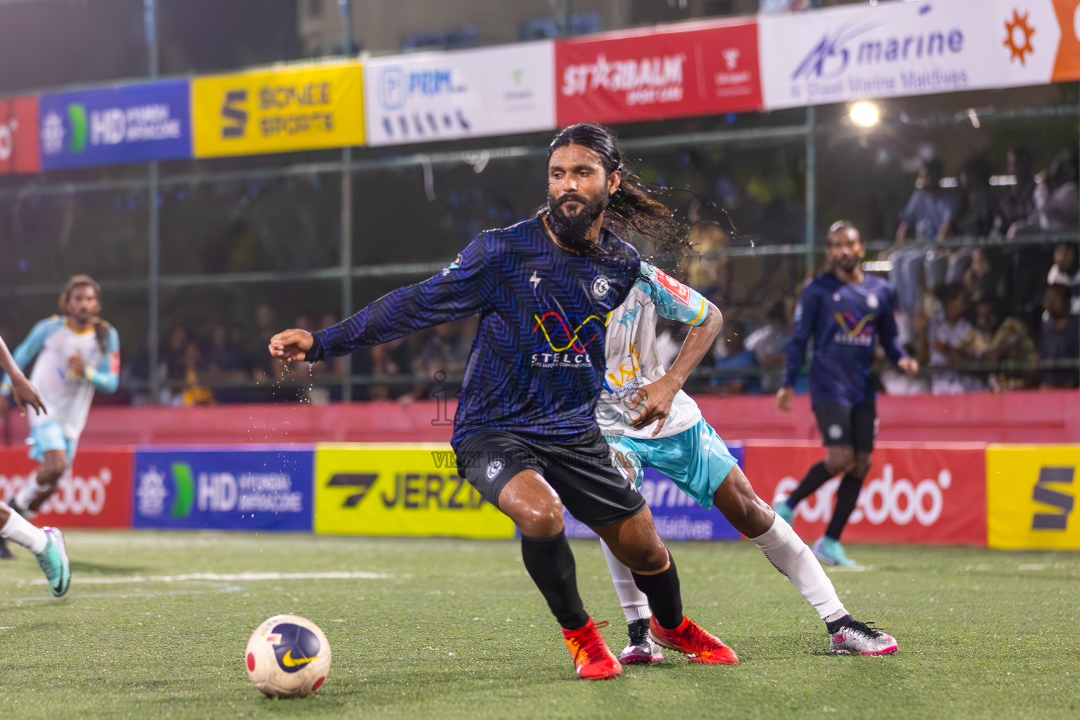 K Maafushi vs K Gulhi in Day 22 of Golden Futsal Challenge 2024 was held on Monday , 5th February 2024 in Hulhumale', Maldives
Photos: Ismail Thoriq / images.mv