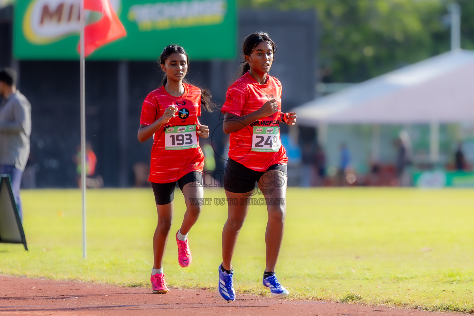 Day 1 of 12th Milo Association Championships was held in Ekuveni Track at Male', Maldives on Thursday, 24th April 2025. Photos: Nausham Waheed  / images.mv