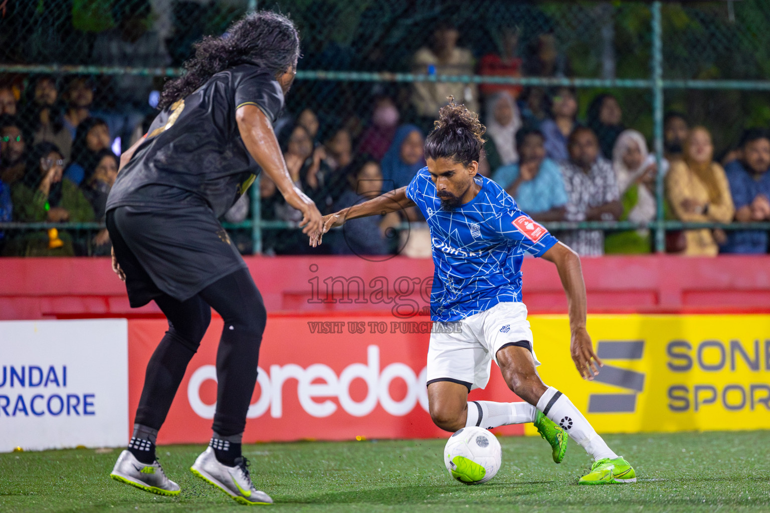 HA Utheemu vs HDh Naivaadhoo on Day 33 of Golden Futsal Challenge 2024, held on Sunday, 18th February 2024, in Hulhumale', Maldives Photos: Mohamed Mahfooz Moosa / images.mv