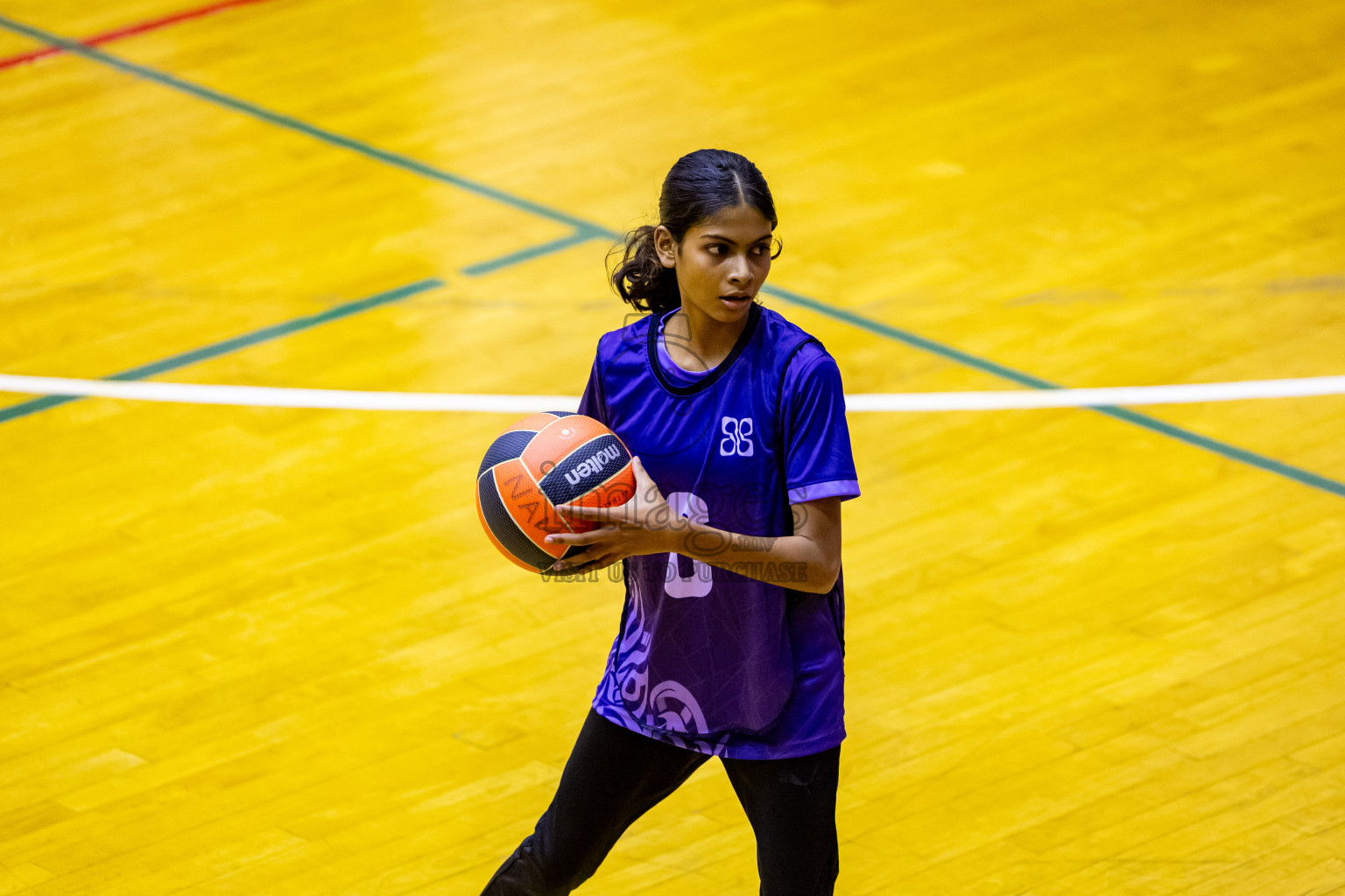 Day 11 of 25th Inter-School Netball Tournament was held in Social Center at Male', Maldives on Wednesday, 21st August 2024. Photos: Nausham Waheed / images.mv