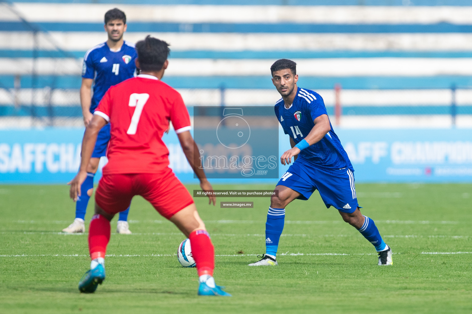 Kuwait vs Nepal in the opening match of SAFF Championship 2023 held in Sree Kanteerava Stadium, Bengaluru, India, on Wednesday, 21st June 2023. Photos: Nausham Waheed / images.mv