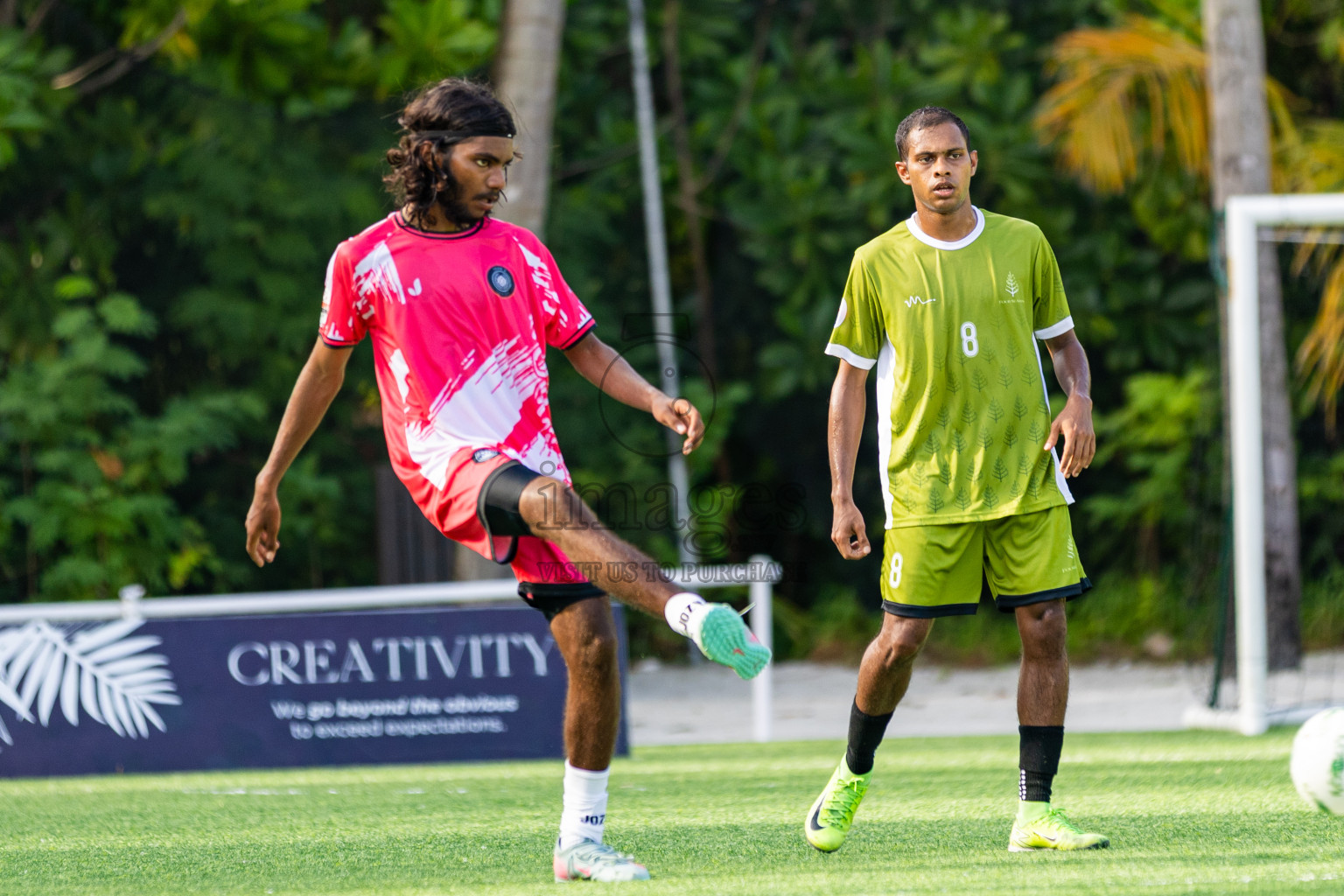 Oblu Experience Ailafushi vs Four Seasons Kuda Huraa in Resort League 2025 (North Male Zone) day 3 was held on Friday, 5th September 2025 in One And Only Reethi Rah Maldives Resort, Photos: Areef Adam / images.mv