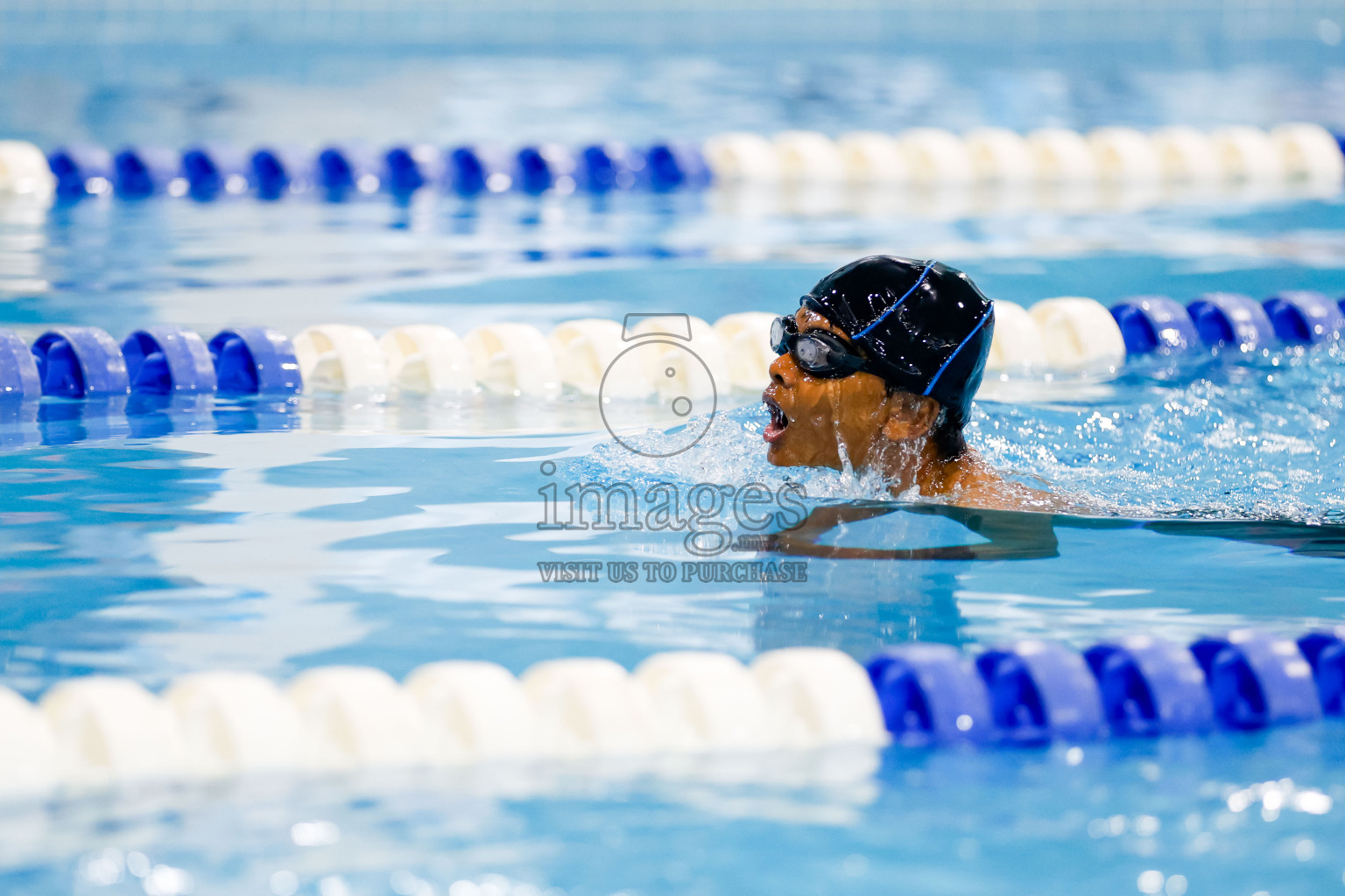 Day 1 of BML 6th National Kids Swimming Kids Festival 2025 held in Hulhumale', Maldives on Monday, 3rd November 2024. Photos: Hassan Simah / images.mv