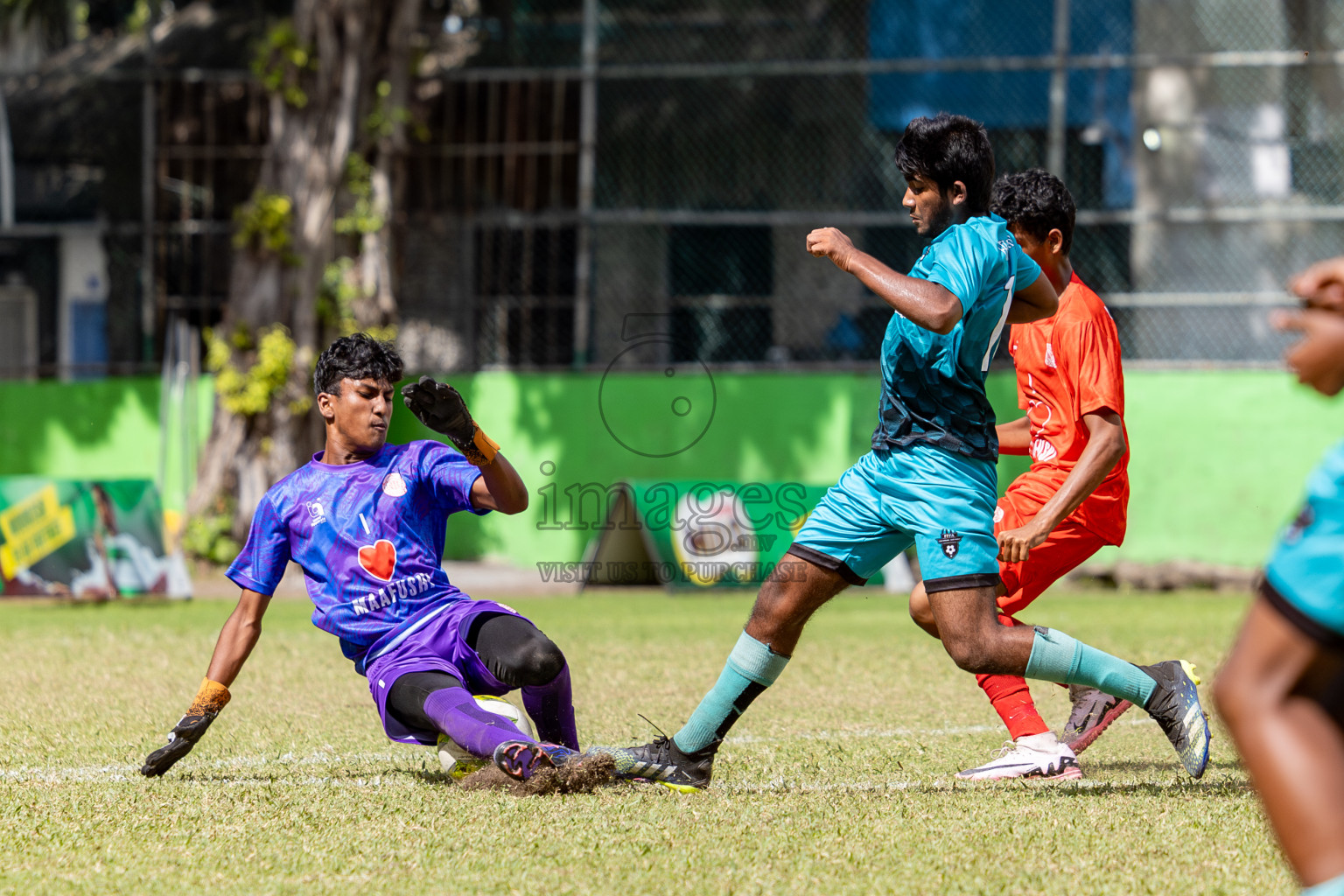 Day 4 of MILO Academy Championship 2024 (U-14) was held in Henveyru Stadium, Male', Maldives on Sunday, 3rd November 2024. 
Photos: Hassan Simah / Images.mv