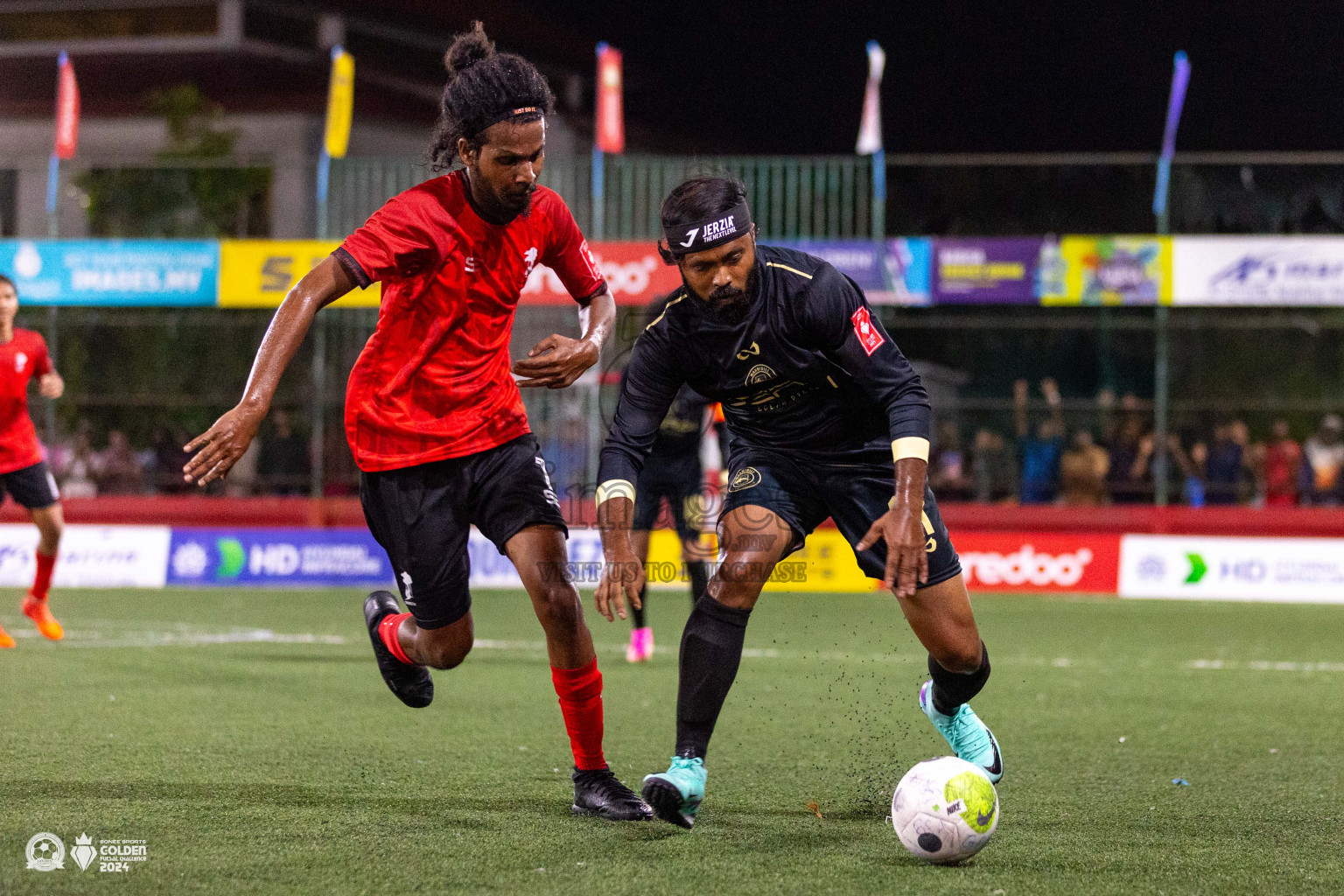 ADh Dhangethi vs ADh Maamigili in Day 7 of Golden Futsal Challenge 2024 was held on Saturday, 20th January 2024, in Hulhumale', Maldives Photos: Ismail Thoriq / images.mv