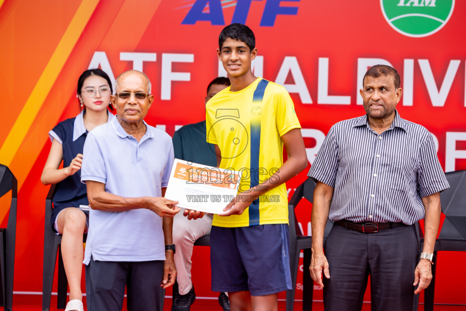 Finals of ATF Maldives Junior Open Tennis was held in Male' Tennis Court, Male', Maldives on Saturday, 21st December 2024. Photos: Nausham Waheed/ images.mv