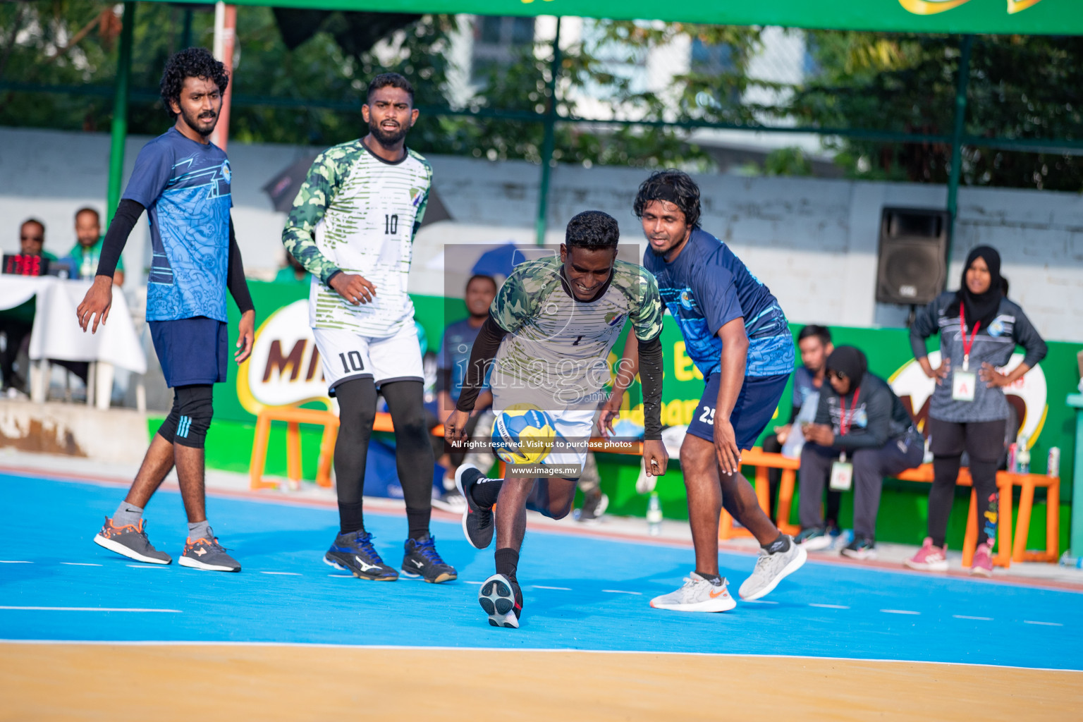 Milo 8th National Handball Tournament Day 4, 18th December 2021, at Handball Ground, Male', Maldives. Photos by Hassan Simah