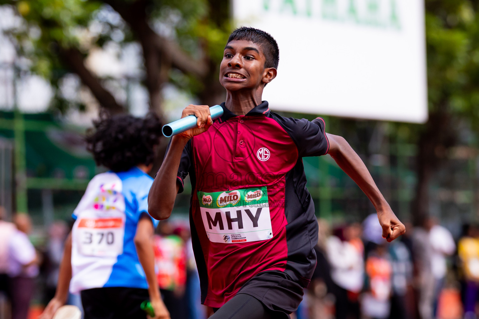 Day 6 of Inter-school Athletics Championship 2025 held in Ekuveni Synthetic Track, Male', Maldives on Sunday, 12th October 2025. Photos by: Nausham Waheed / Images.mv