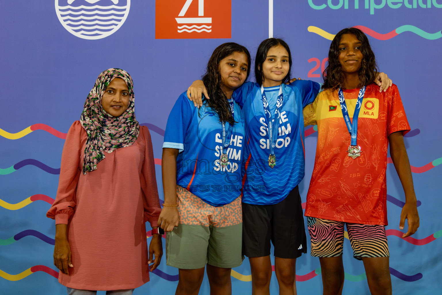 Day 6 of National Swimming Competition 2024 held in Hulhumale', Maldives on Wednesday, 18th December 2024. 
Photos: Hassan Simah / images.mv