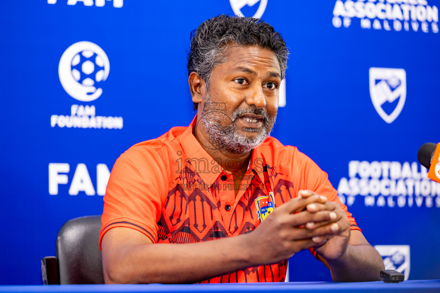 Final Pre-Match Press of Under 19 Youth Championship 2024 was held at National Stadium in Male', Maldives on Sunday, 30th June 2024. Photos: Nausham Waheed / images.mv