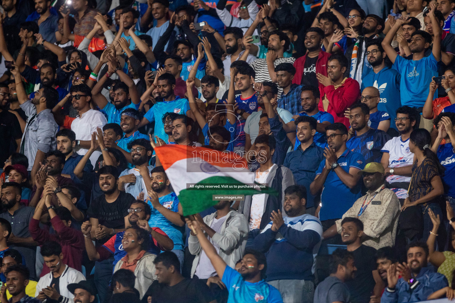 India vs Pakistan in the opening match of SAFF Championship 2023 held in Sree Kanteerava Stadium, Bengaluru, India, on Wednesday, 21st June 2023. Photos: Nausham Waheed / images.mv