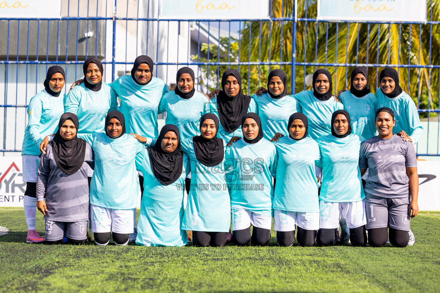 Dhonfanu vs Eydhafushi in Day 1 of Better in Baa Futsal Fiesta 2025 Woman's division held in B. Eydhafushi, Maldives on Wednesday, 5th November 2025. Photos: Nausham Waheed / images.mv