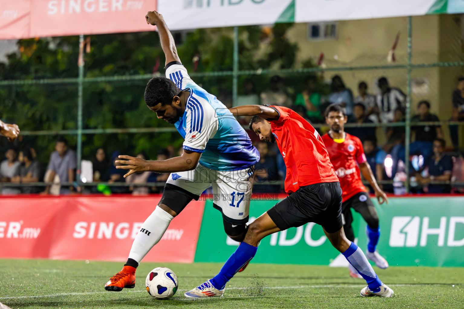 AVSEC vs POLICE in Club Maldives Cup 2024 held in Rehendi Futsal Ground, Hulhumale', Maldives on Tuesday, 24th September 2024. Photos: Shuu/ images.mv