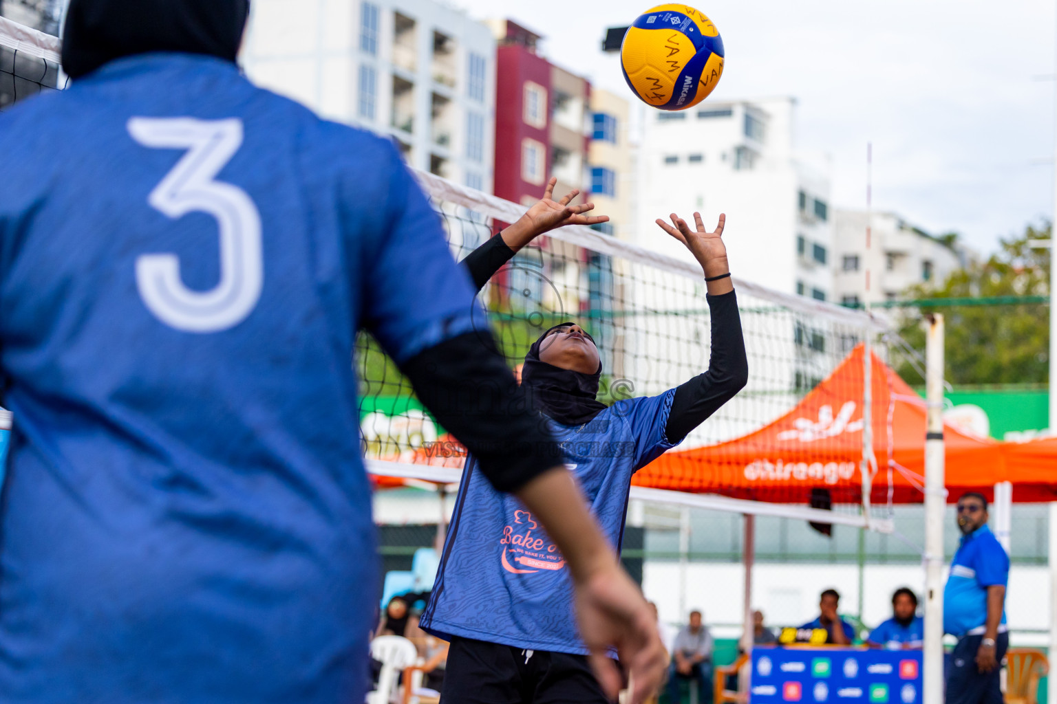 Addu Sports Club vs Club Volleyball in Milo National Junior Volleyball Championship 2025 Day 3 was held on Monday, 24th November 2025 at Ekuveni Turf Court Male', Maldives. Photos: Nausham Waheed / images.mv
