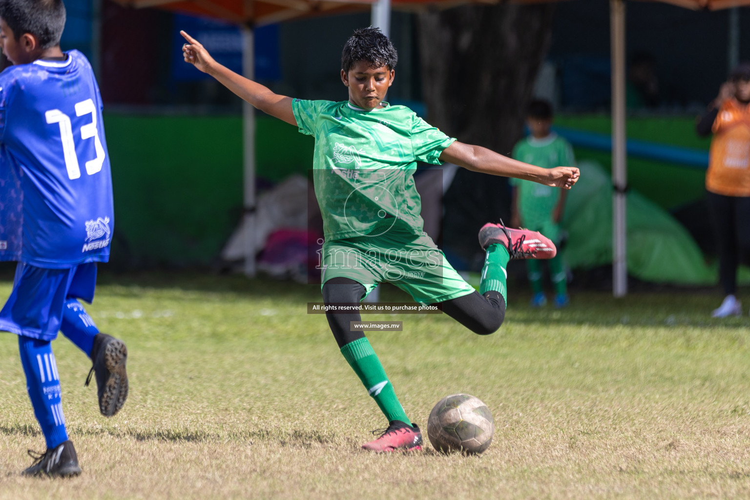 Day 4 of Nestle Kids Football Fiesta, held in Henveyru Football Stadium, Male', Maldives on Saturday, 14th October 2023
Photos: Mohamed Mahfooz Moosa, Hassan Simah / images.mv