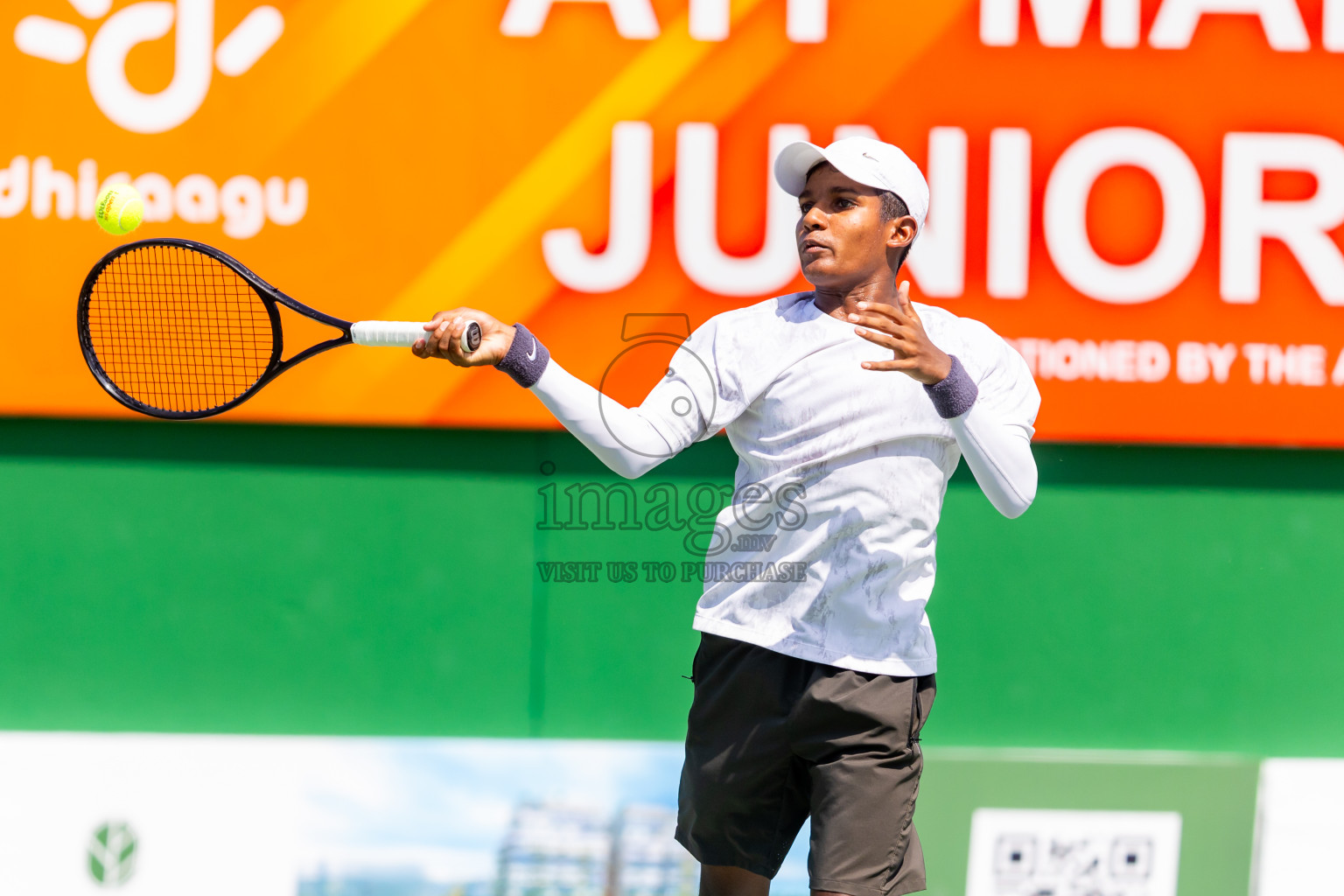 Day 2 of ATF Maldives Junior Open Tennis was held in Male' Tennis Court, Male', Maldives on Tuesday, 10th December 2024. Photos: Nausham Waheed / images.mv