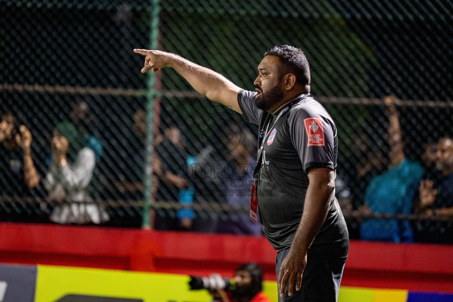 Th. Kinbidhoo VS Th. Dhiyamigili in Day 18 of Golden Futsal Challenge 2025 was held on Wednesday, 22nd January 2025, in Hulhumale', Maldives. Photos: Nausham Waheed / images.mv