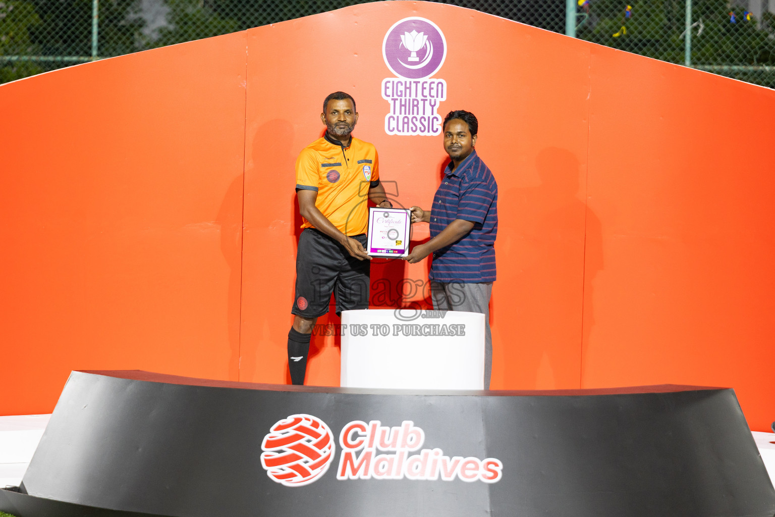 Prison Club vs Team MACL in Eighteen Thirty Classic of Club Maldives 2025 was held in Rehendhi Futsal Ground, Hulhumale', Maldives on Tuesday, 16th September 2025. Photos: Mohamed Mahfooz Moosa / images.mv