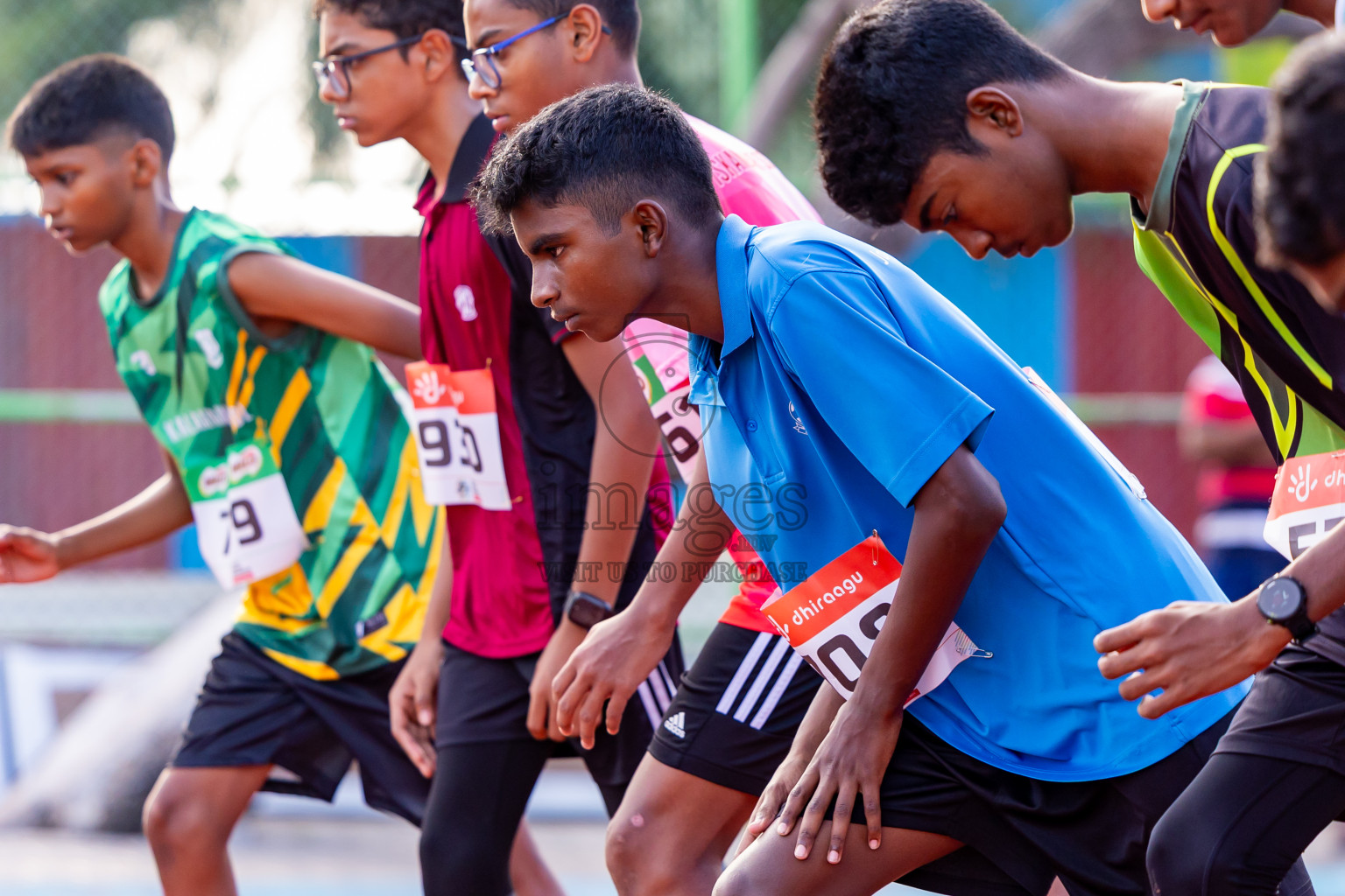 Day 2 of Inter-school Athletics Championship 2025 held in Ekuveni Synthetic Track, Male', Maldives on Tuesday, 07th October 2025. Photos by: Nausham Waheed / Images.mv