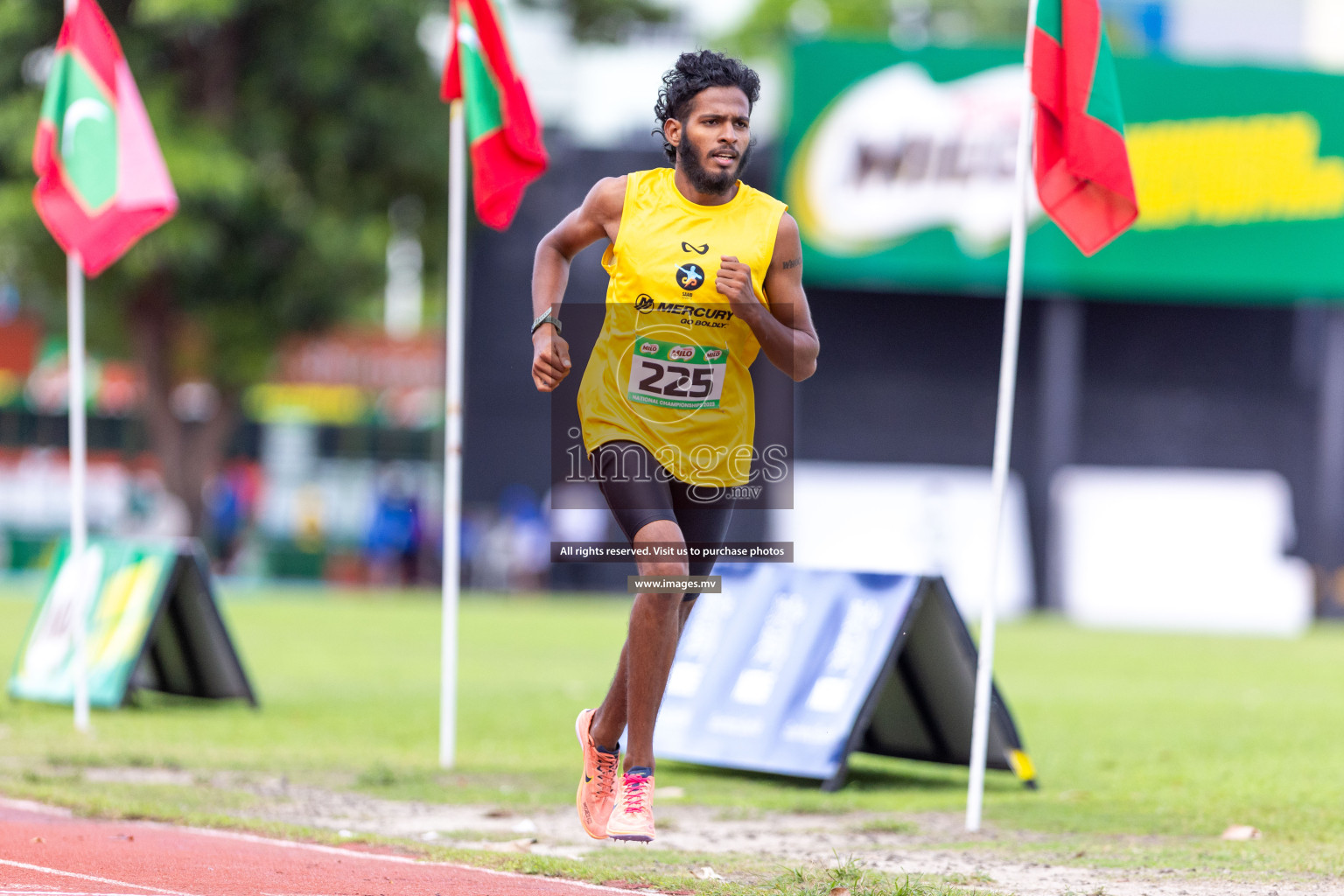 Day 2 of National Athletics Championship 2023 was held in Ekuveni Track at Male', Maldives on Friday, 24th November 2023. Photos: Nausham Waheed / images.mv