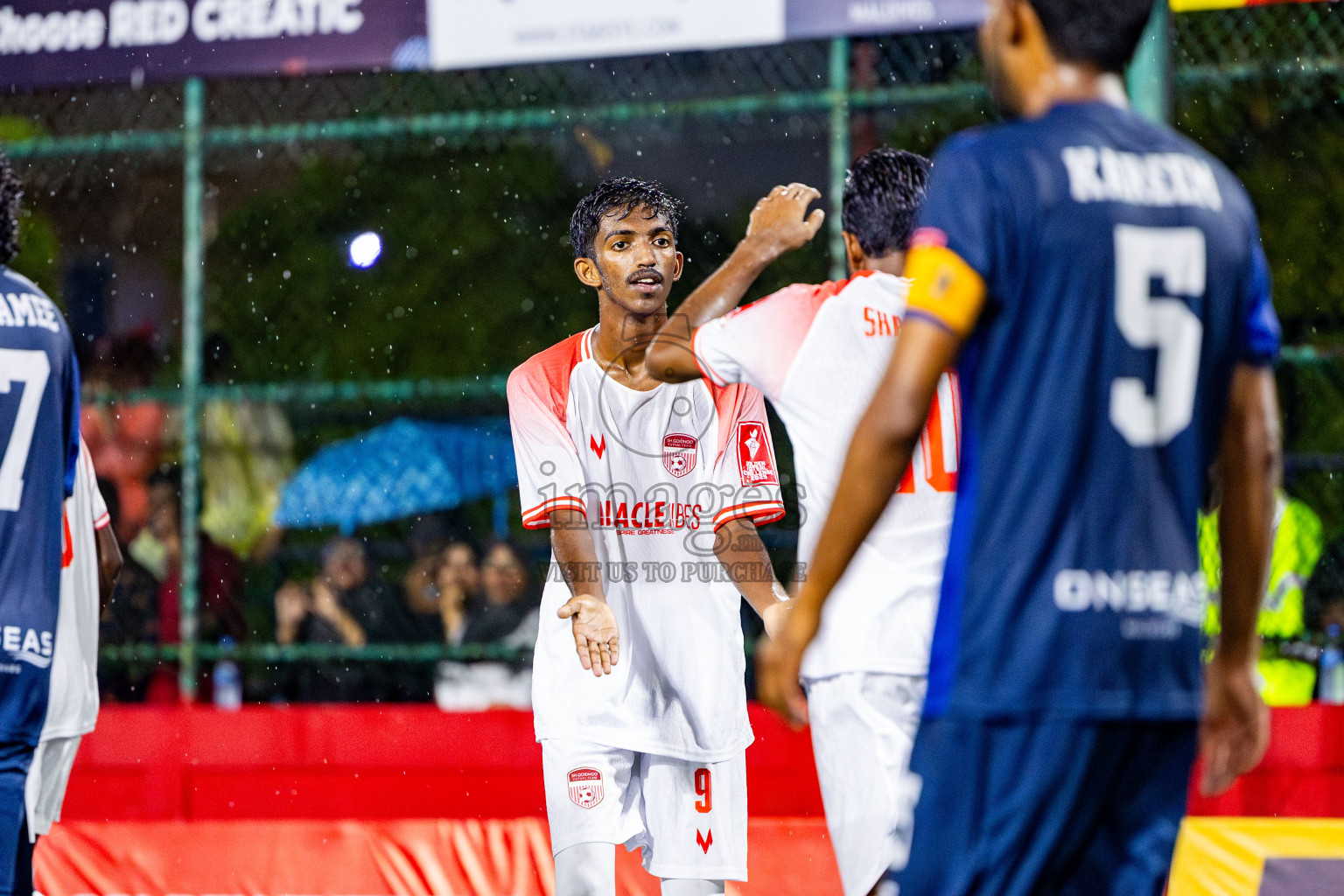 Sh Lhaimagu VS Sh Goidhoo in Day 6 of Golden Futsal Challenge 2025 on Friday, 6th January 2025, in Hulhumale', Maldives Photos: Nausham Waheed / images.mv