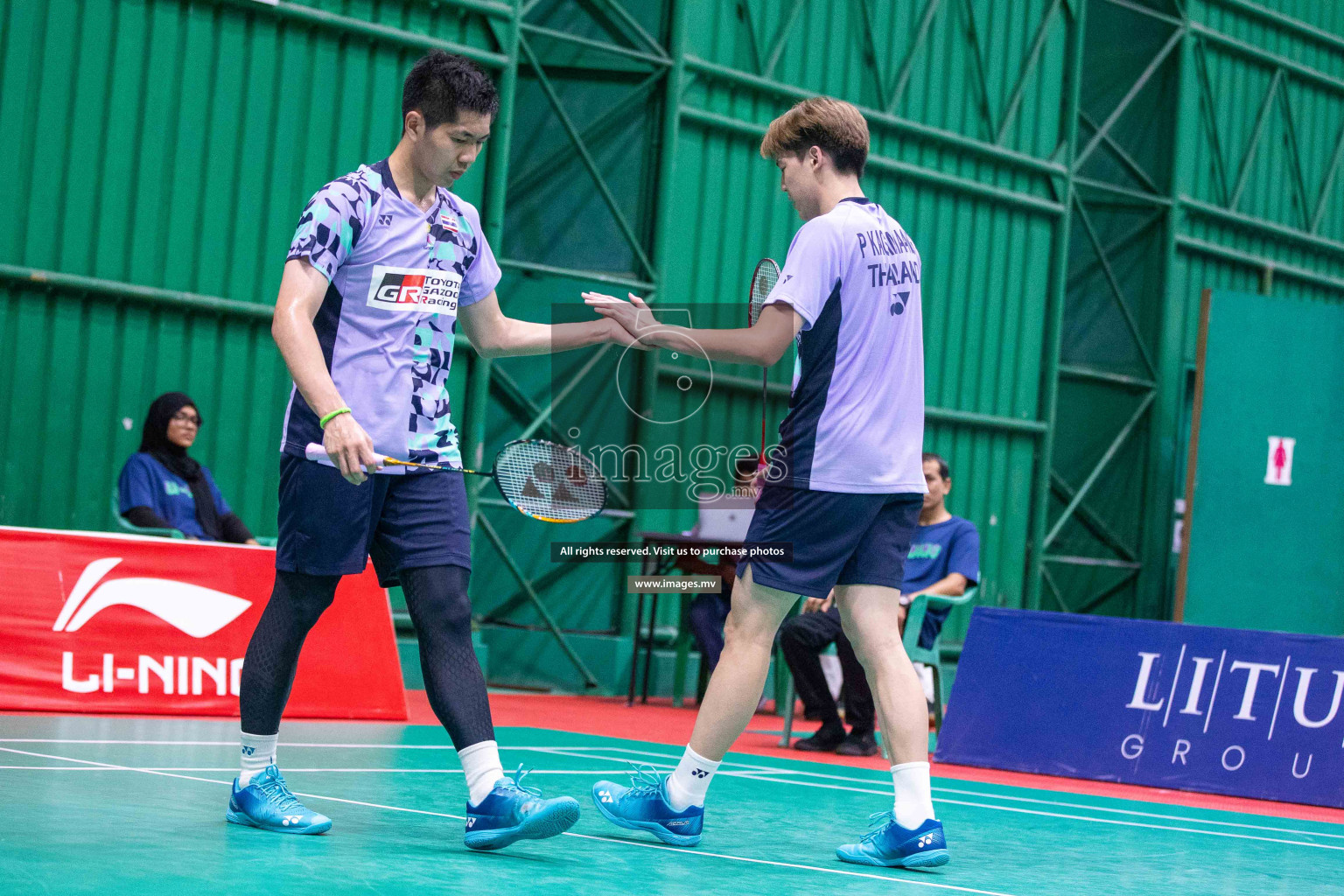 Finals of Li-Ning Maldives International Challenge 2023, was is held in Ekuveni Indoor Court, Male', Maldives on Saturday, 10th June 2023. Photos: Ismail Thoriq / images.mv