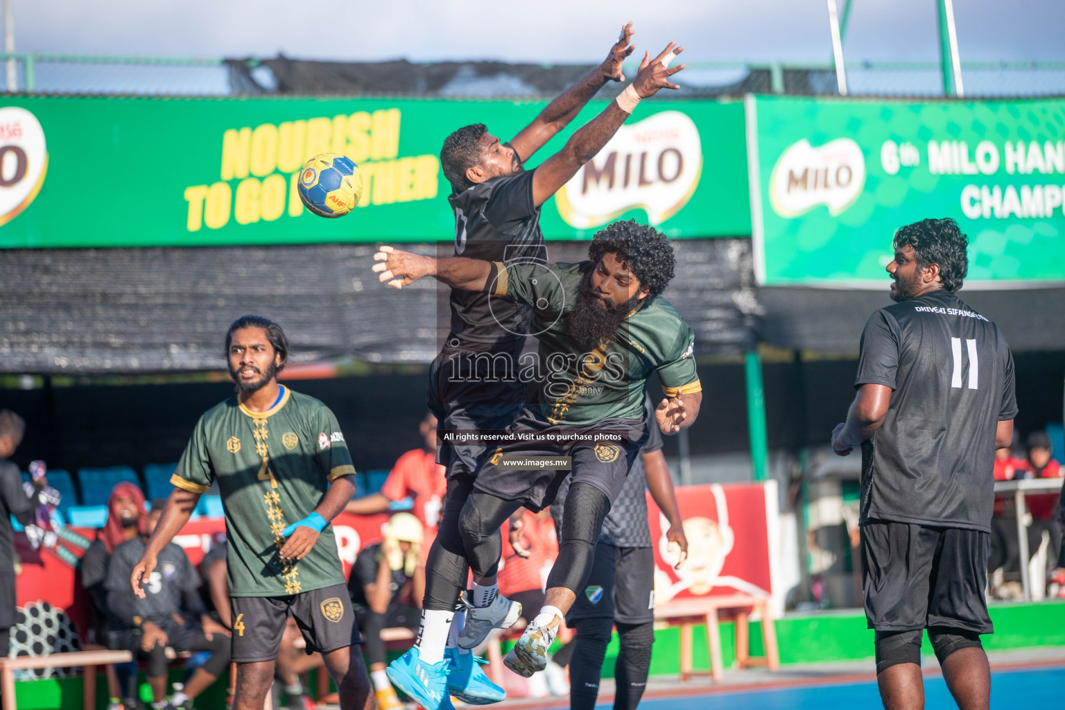 Day 5 of 6th MILO Handball Maldives Championship 2023, held in Handball ground, Male', Maldives on Friday, 24th May 2023 Photos: Shuu Abdul Sattar/ Images.mv