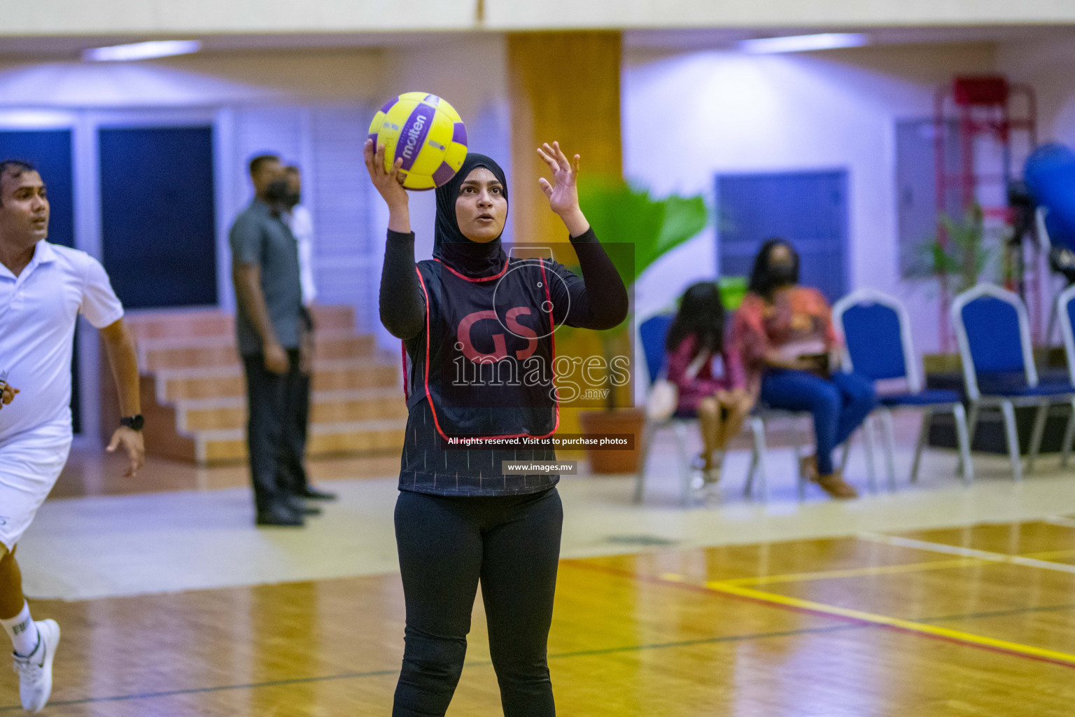 Kulhudhuffushi Youth & R.C vs Club Green Streets in the Finals of Milo National Netball Tournament 2021 (Women's) held on 5th December 2021 in Male', Maldives Photos: Ismail Thoriq / images.mv