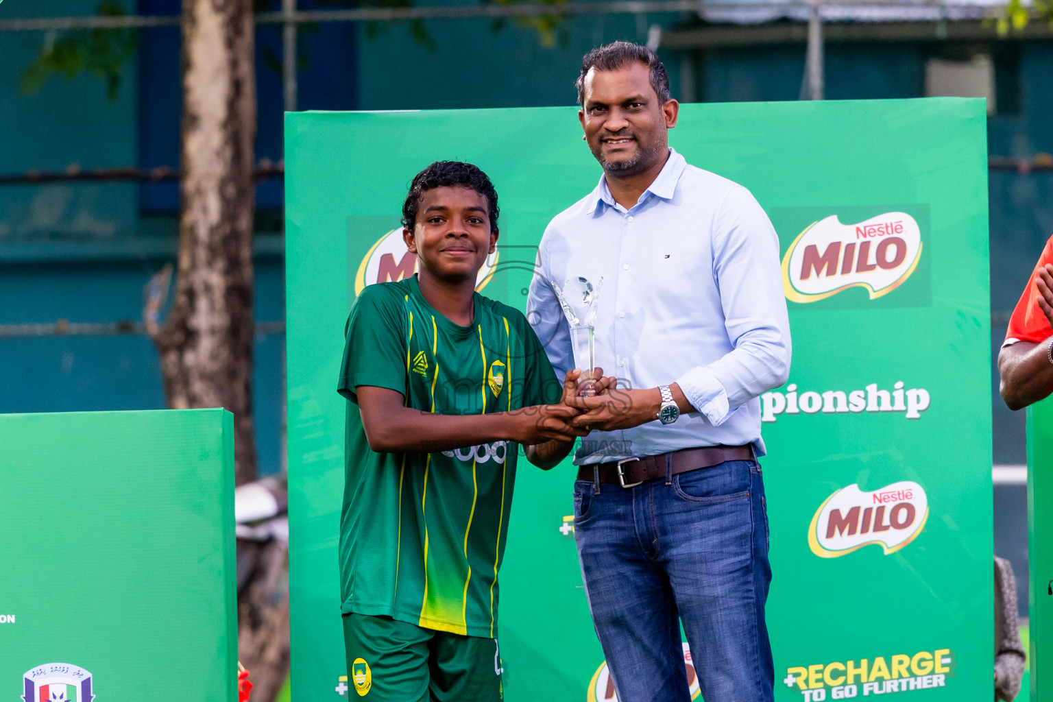 Day 5 of MILO Academy Championship 2025 (U14) was held on Monday, 3rd November 2025 at Henveiru Football Grounds, Male', Maldives . Photos: Nausham Waheed / images.mv