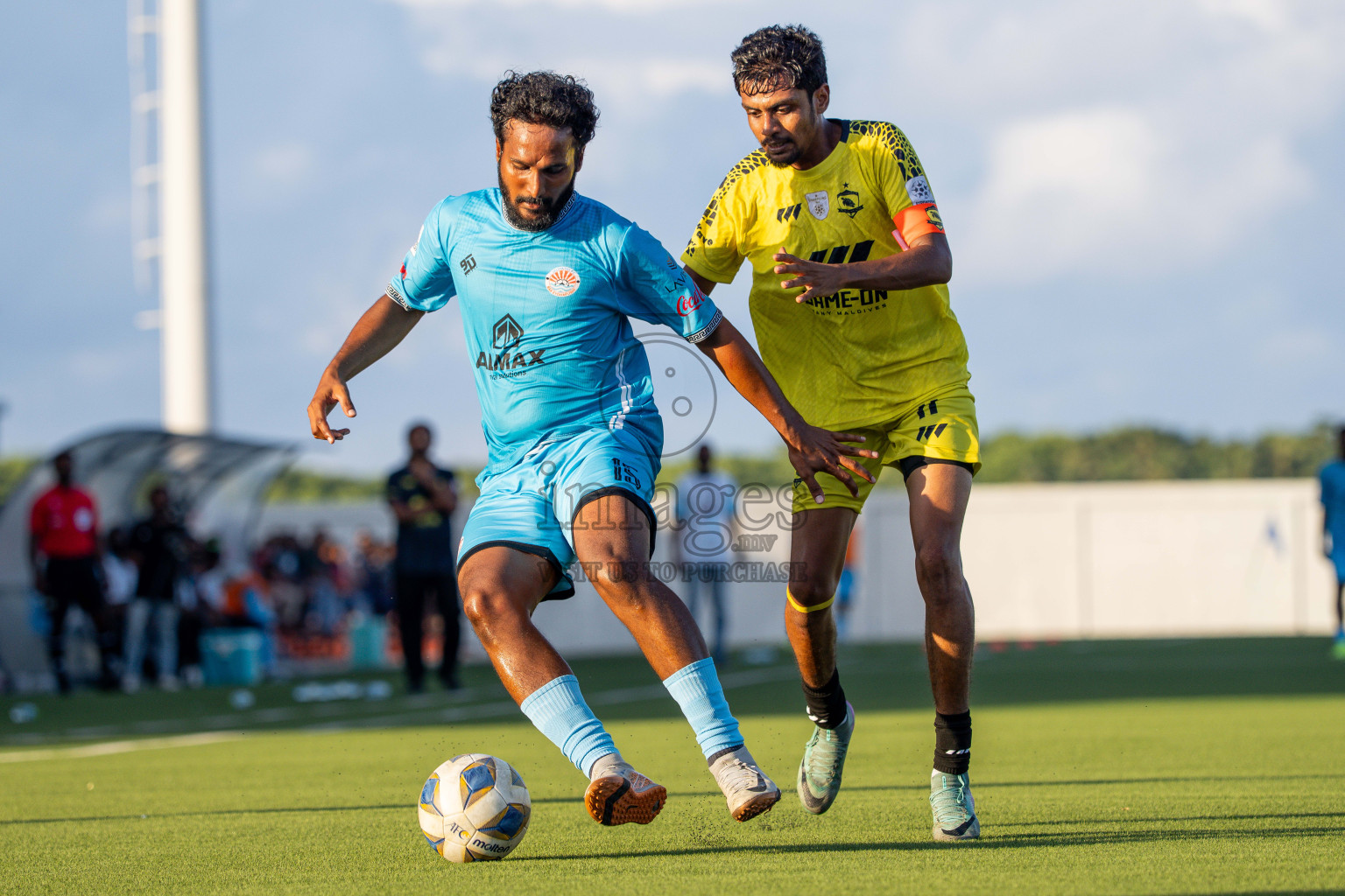 Final Match Irumathi Sports VS Velaa Sports Club in Day 9 of Eydhafushi Cup 2025 held in Eydhafushi Football Stadium at B. Eydhafushi, Maldives on Monday, 15th September 2025. Photos: Arif Rasheed / images.mv