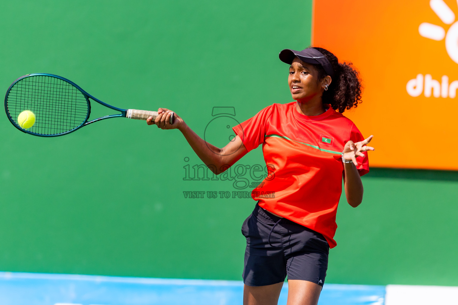 Day 2 of ATF Maldives Junior Open Tennis was held in Male' Tennis Court, Male', Maldives on Tuesday, 10th December 2024. Photos: Nausham Waheed / images.mv