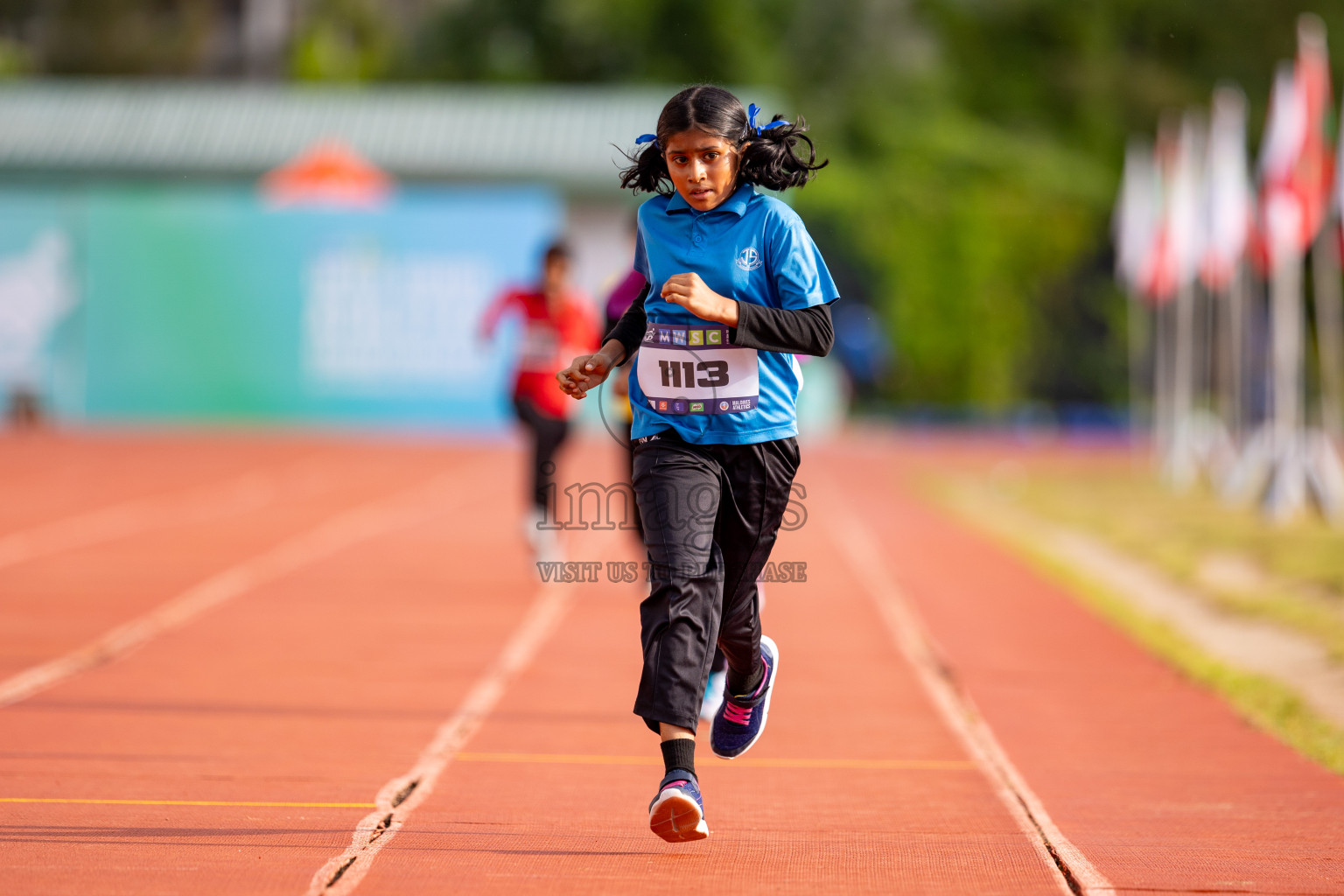 Day 3 of MWSC Interschool Athletics Championships 2024 held in Hulhumale Running Track, Hulhumale, Maldives on Monday, 11th November 2024. 
Photos by: Hassan Simah / Images.mv