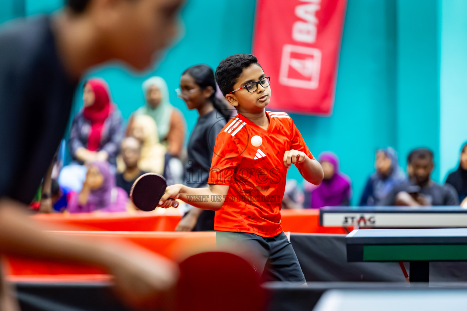 Day 2 of BML 63rd National Table Tennis Tournament 2025 was held on Tuesday, 26th August 2025 in Male' TT Hall, Male', Maldives. Photos: Nausham Waheed / images.mv