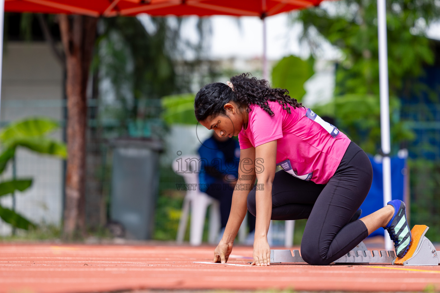 Day 2 of MWSC Interschool Athletics Championships 2024 held in Hulhumale Running Track, Hulhumale, Maldives on Sunday, 10th November 2024. 
Photos by:  Hassan Simah / Images.mv